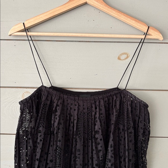 ASOS Black Sheer Lace Cami Top - Picture 3 of 5